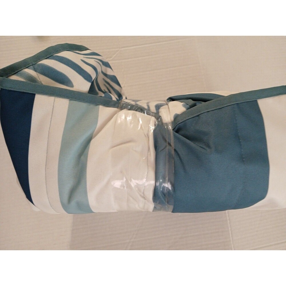 Better Homes And Garden Reversible Teal/Floral Picnic Blanket 72'in X 72'in